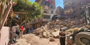 انهيار جزئي لعقار غير مأهول بمنطقة السيدة عائشة - بلس 48