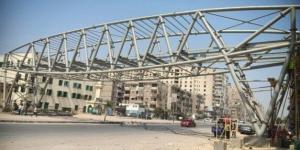 محافظ القليوبية: الانتهاء من تركيب الجسم المعدني لكوبري المشاة الجديد بشبرا الخيمة - بلس 48