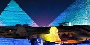 استئناف عروض الصوت والضوء بمنطقة أهرامات الجيزة - بلس 48