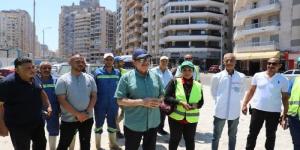 رئيس شركة الصرف الصحي بالإسكندرية يتفقد مشروعات المنتزه استعدادًا لموسم الشتاء - بلس 48