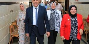 القائم بأعمال رئيس جامعة كفر الشيخ يتفقد معامل الحاسب بكلية التربية النوعية - بلس 48