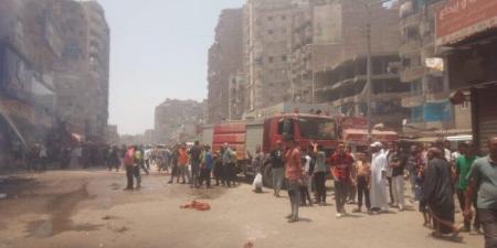 وفاة عامل وتفحم 3 مطاعم.. النيابة تنتدب المعمل الجنائي لكشف ملابسات حريق الخصوص - بلس 48