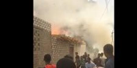 حرائق غامضة تلتهم منازل قرية برخيل بسوهاج.. ولا تفسير حتى الآن - بلس 48