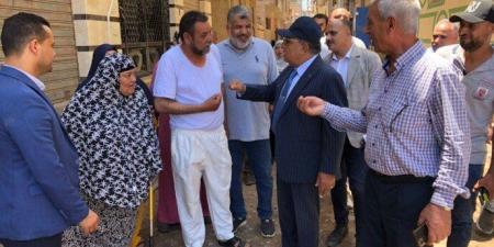 محافظ الدقهلية يتابع وصول مياه الشرب بالبر الشرقى فى نبروه - بلس 48