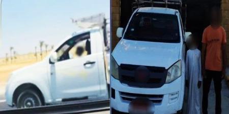 كشف ملابسات قيادة طفل لسيارة نقل بأحد الطرق بالبحيرة | فيديو - بلس 48