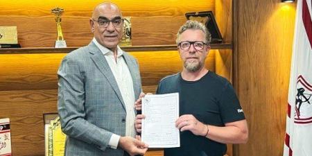 الزمالك يعلن تعاقده مع الفرنسي فرانك موريس لقيادة فريق اليد - بلس 48