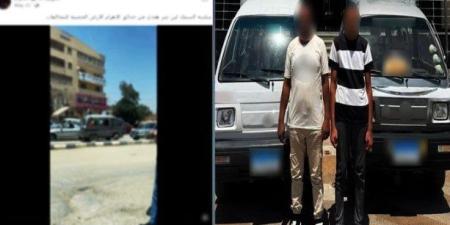 ضبط قائدي سيارتين بتهمة السير عكس الاتجاه بالجيزة (فيديو) - بلس 48
