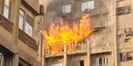 السيطرة على حريق بعقار سكني في وسط البلد بالقاهرة دون إصابات - بلس 48