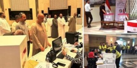عمرهم ما بيتأخروا على بلدهم.. المصريون بالخليج رقم واحد في الإقبال على التصويت بانتخابات مجلس الشيوخ (صور) - بلس 48