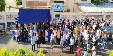 استئناف التصويت بعد فترة الراحة في انتخابات مجلس الشيوخ بالإسكندرية - بلس 48
