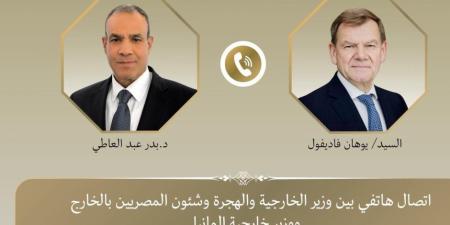 وزير الخارجية يبحث مع نظيره الألماني خطورة توسيع العمليات الإسرائيلية في غزة - بلس 48
