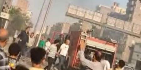 محافظ القليوبية يتابع السيطرة على حريق محدود في حي شرق شبرا الخيمة - بلس 48