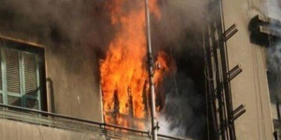 مصرع شخص في حريق شقة بالخلفاوي - بلس 48