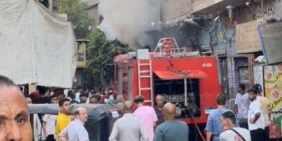 اندلاع حريق هائل في محل بالسيدة عائشة.. والحماية المدنية تحاول السيطرة - بلس 48