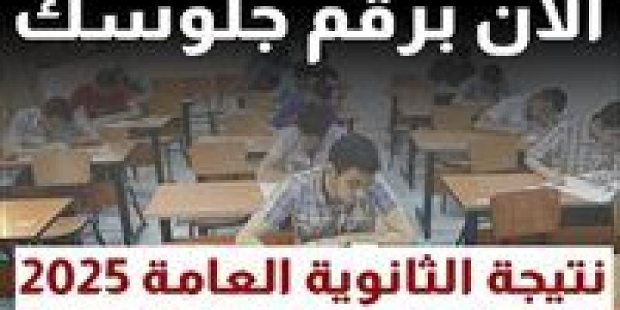 يعتمدها الوزير بعد قليل.. رابط مباشر للحصول على نتيجة الثانوية العامة 2025 - بلس 48
