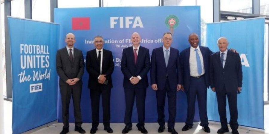 هاني أبو ريدة يهنئ لقجع بافتتاح المقر الإقليمي للفيفا في المغرب - بلس 48