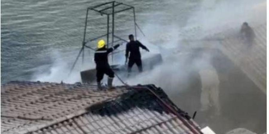 مصر.. الحماية المددنية تحاول السيطرة على حريق نادي القضاة النهري - بلس 48