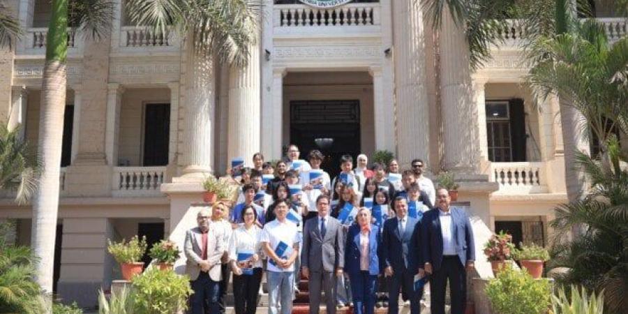 ختام زيارة طلاب المدرسة الصيفية بجامعة وسط الصين الزراعية لجامعة بنها - بلس 48