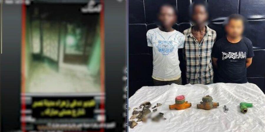«الداخلية» تضبط سارقي عدادات مياه من مدخل أحد العقارات.. فيديو - بلس 48