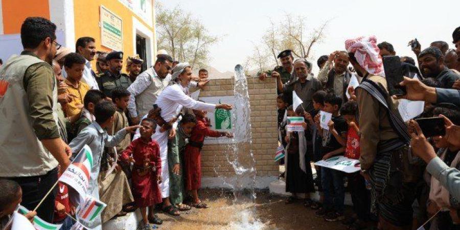 الخيرية الإسلامية العالمية الكويتية تفتتح مشروع بئر مياه جنوب اليمن - بلس 48