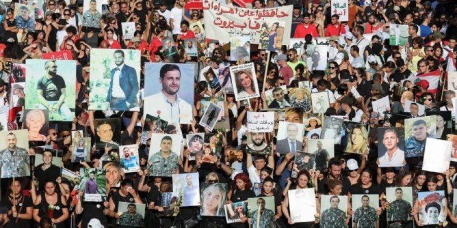 مسيرة لأهالي ضحايا انفجار مرفأ بيروت للمطالبة بتحقيق العدالة وإظهار نتيجة التحقيق - بلس 48