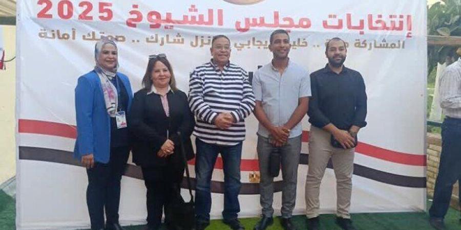 نقيب المهندسين بالمنوفية ووفد من النقابة يدلون بأصواتهم في انتخابات الشيوخ - بلس 48