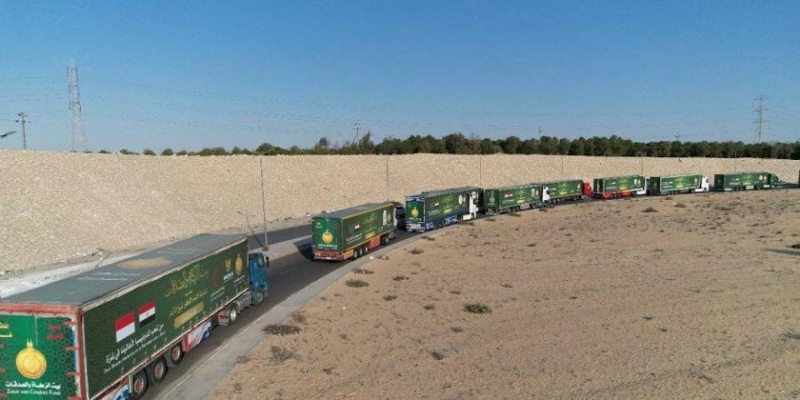 36 ألف شاحنة مساعدات دخلت من مصر إلى غزة منذ أكتوبر 2023 - بلس 48