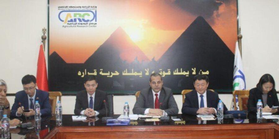مركز البحوث الزراعية في مصر والصين يبحثان التعاون لمواجهة التغيرات المناخية - بلس 48