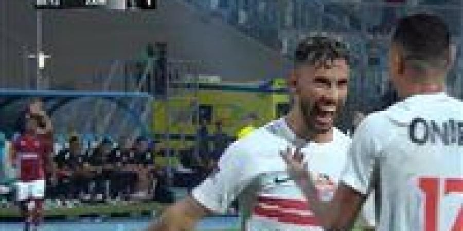 الدوري المصري الممتاز: ناصر ماهر يسجل الهدف الأول للزمالك في مرمى سيراميكا كليوباترا في الدقيقة 84 - بلس 48