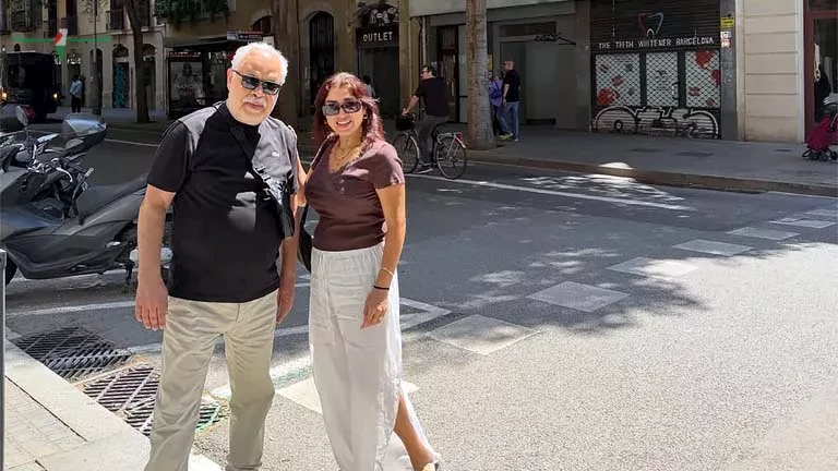 روجينا تستمتع بإجازة عائلية مميزة في أحدث ظهور لها بالساحل الشمالي