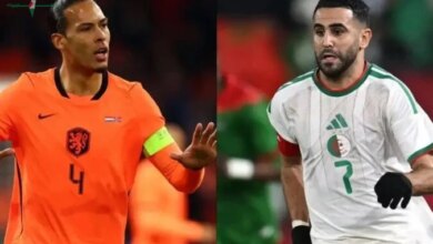 الجزائر ضد هولندا أبرز مباريات اليوم الأربعاء 3 يونيو 2026