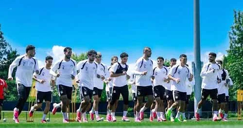 المنتخب يتدرب على ملعب جامعة جونزاجا استعدادا لمواجهة نيوزيلندا في كأس العالم