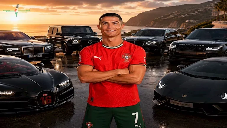 سيارات النجوم في كأس العالم 2026 تحت أنظار الجمهور ويبرز كريستيانو رونالدو كعنوان رئيسي
