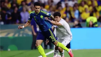كادت تودي بحياة مصور، واقعة صادمة في مباراة كولومبيا وأوزبكستان بكأس العالم (فيديو)