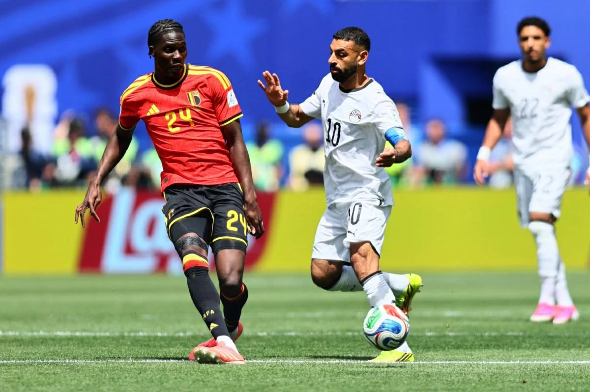 محمد صلاح بعد التعادل مع بلجيكا: الأجواء كانت حارة.. وشعرنا بالتعب