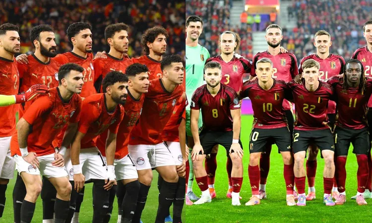 مصر ضد بلجيكا في كأس العالم 2026.. مقارنة القيمة السوقية ونجوم المنتخبين