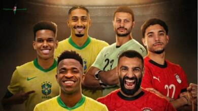 موعد مباراة مصر والبرازيل الودية والقنوات الناقلة استعدادا لكأس العالم 2026