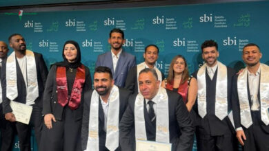 نجوم مصر على رأسهم السعيد وحجازي يحتفلون بتخرج دفعة ماجستير إدارة كرة القدم من معهد برشلونة