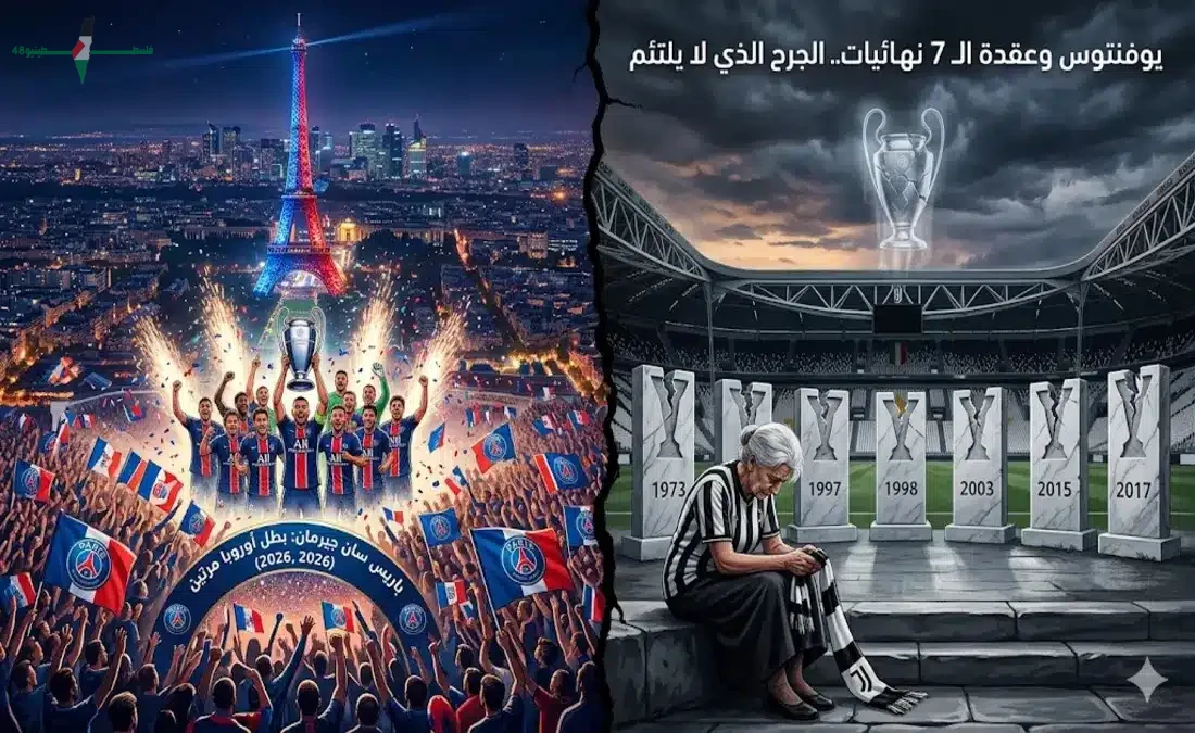 يوفنتوس يتأثر سلبا بعد تتويج باريس ثانية بدوري الأبطال ويخسر فرصة التألق