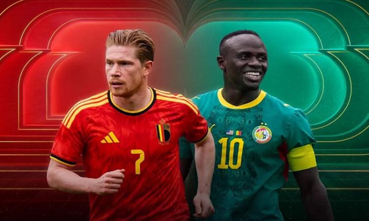 دي بروين وماني يقودان تشكيل بلجيكا والسنغال في قمة دور الـ32 بمونديال 2026