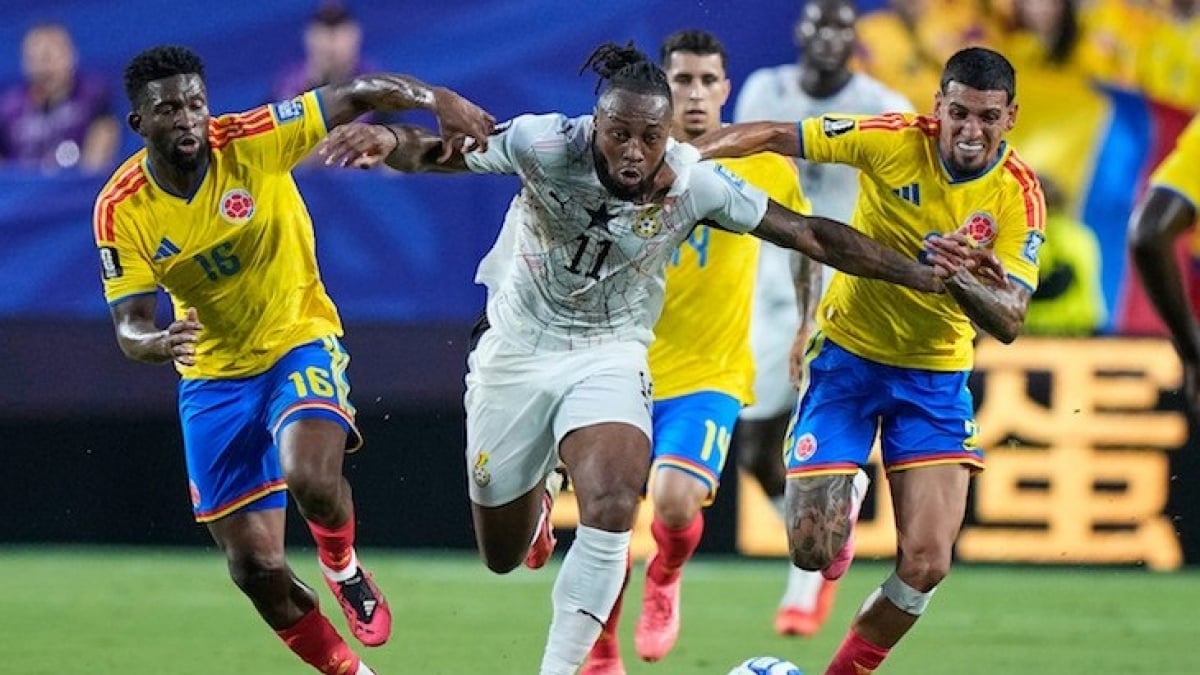 نتائج كأس العالم لكرة القدم 2026: كولومبيا 1-0 غانا: جون أرياس يتألق بالهدف الوحيد، كولومبيا تؤكد قوتها.